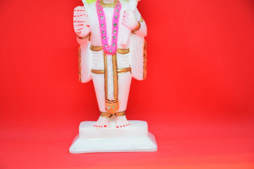 Marble Aashirwad Hanuman Color Brijwale