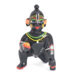 Laddu Gopal Ji Idol Black Make over Brass